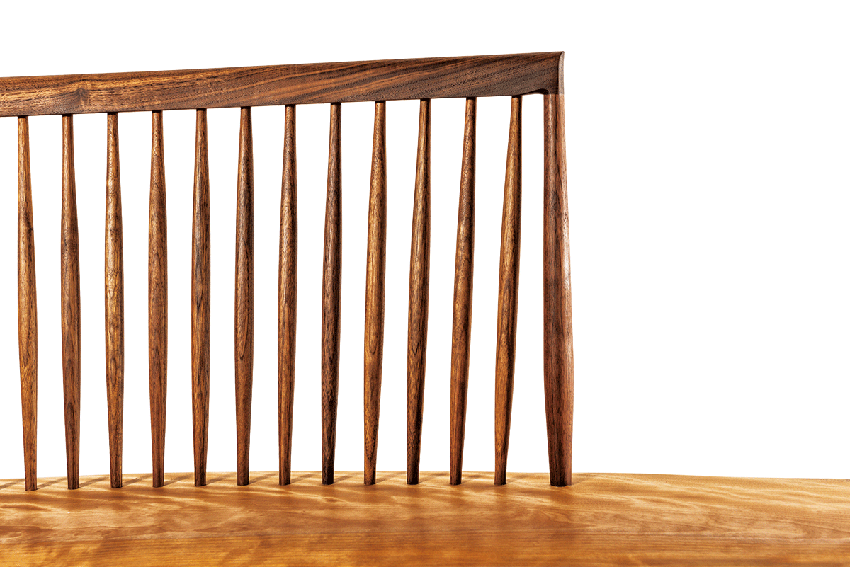 Mizume solid wood bench