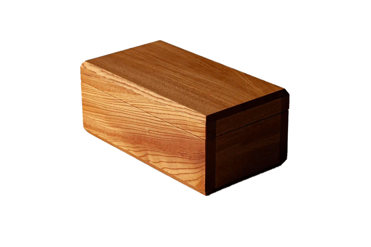 Keyaki wood Koneoi watch for 3 watches / Japanese Zelkova Three watch Koneoi
