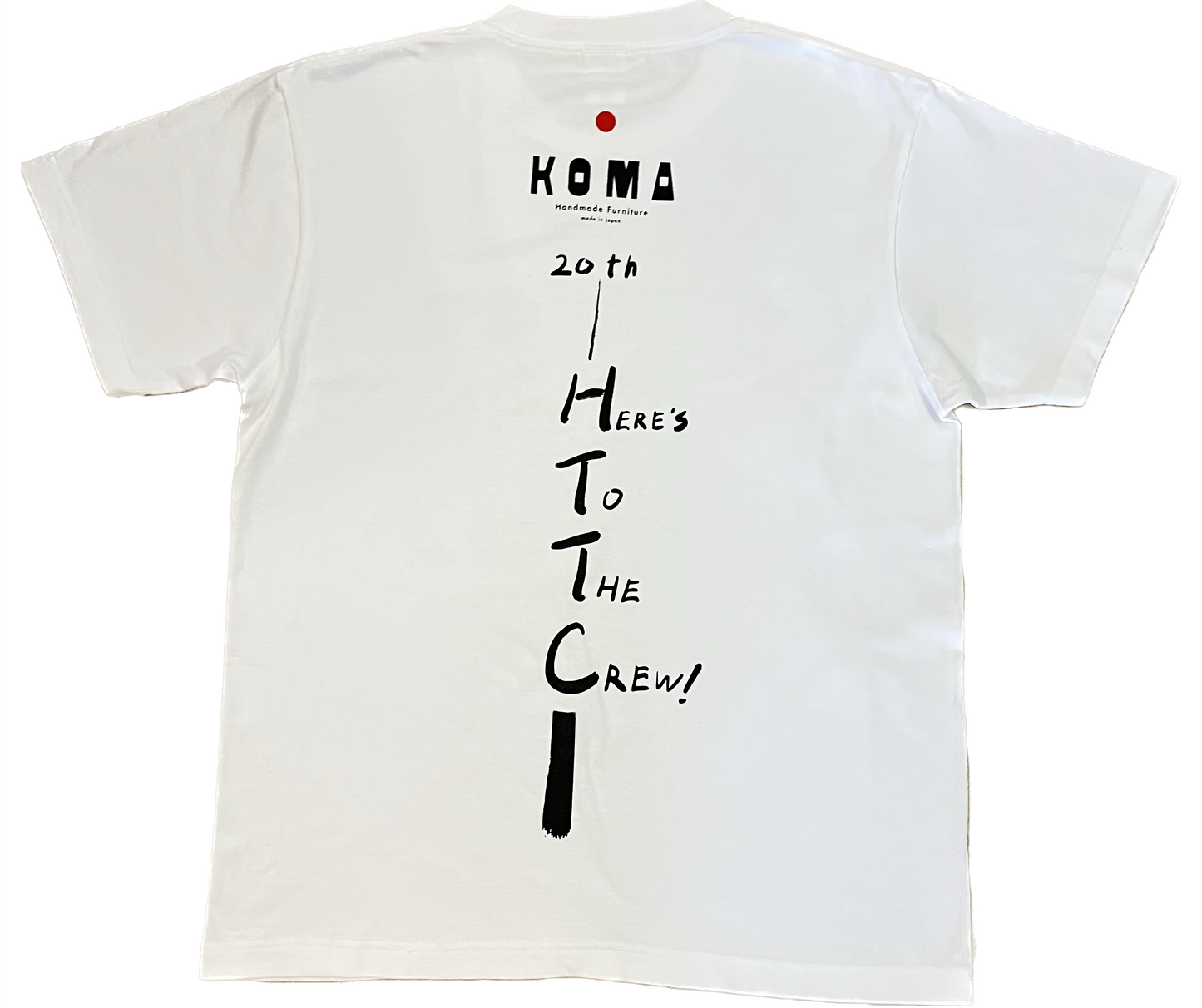 20th Anniversary T-shirt 4 lines White