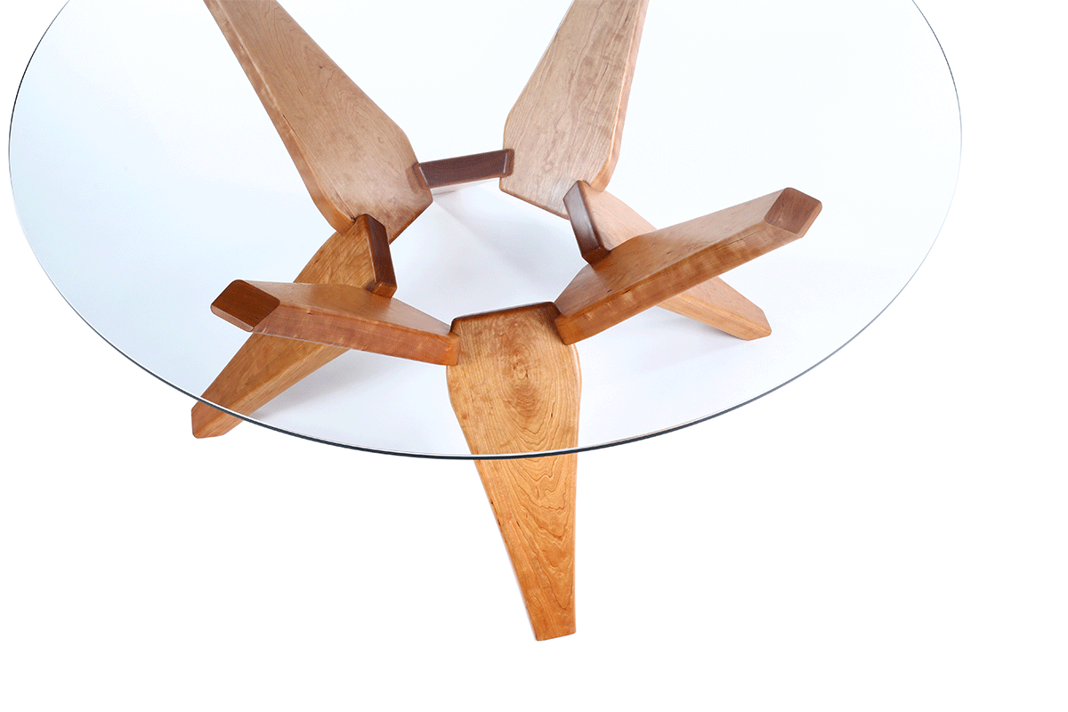 glass table