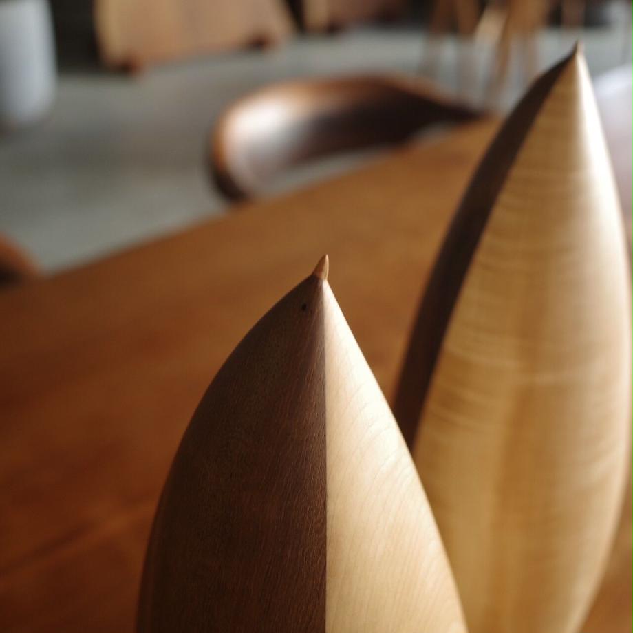 【若い衆作品】Tree penguins no.2(walnut ver.) 武内舞子