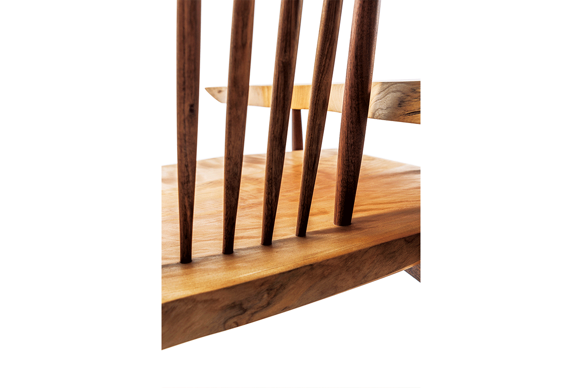 Mizume solid wood bench