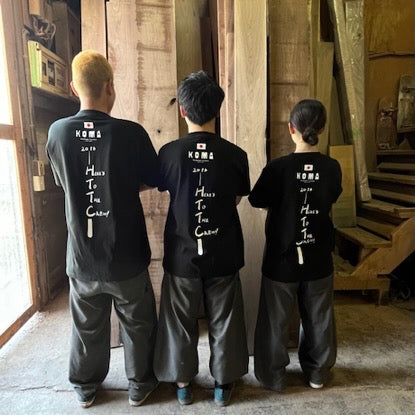20th Anniversary T-shirt 4 lines Black