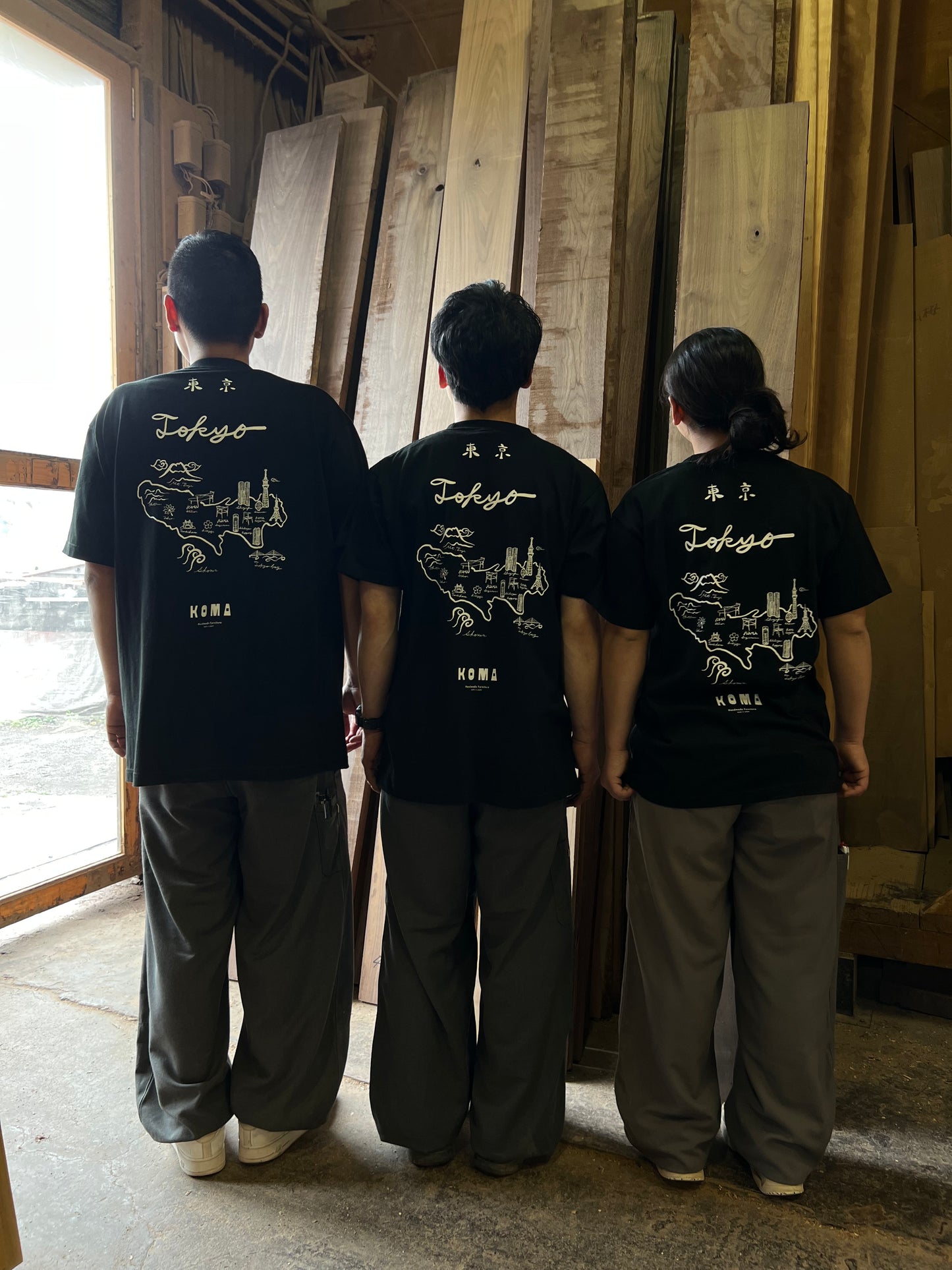 TOKYO KOMA T-shirt Black