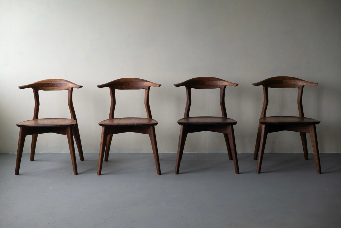 【 限定1セット 】即納 dining table-01 × sui arm chair - walnut -