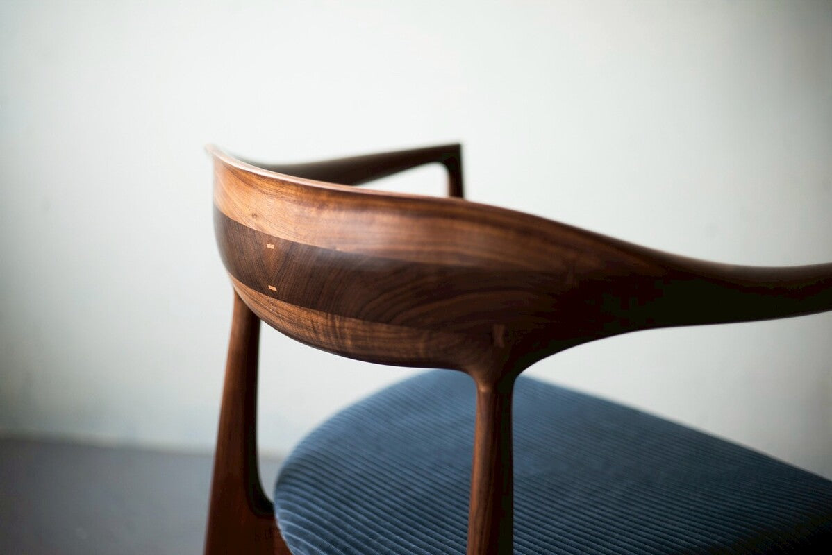 旧cocoda chair / WN / fabric seat (紺) 5234