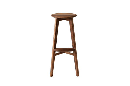 high stool maru / walnut / 5055