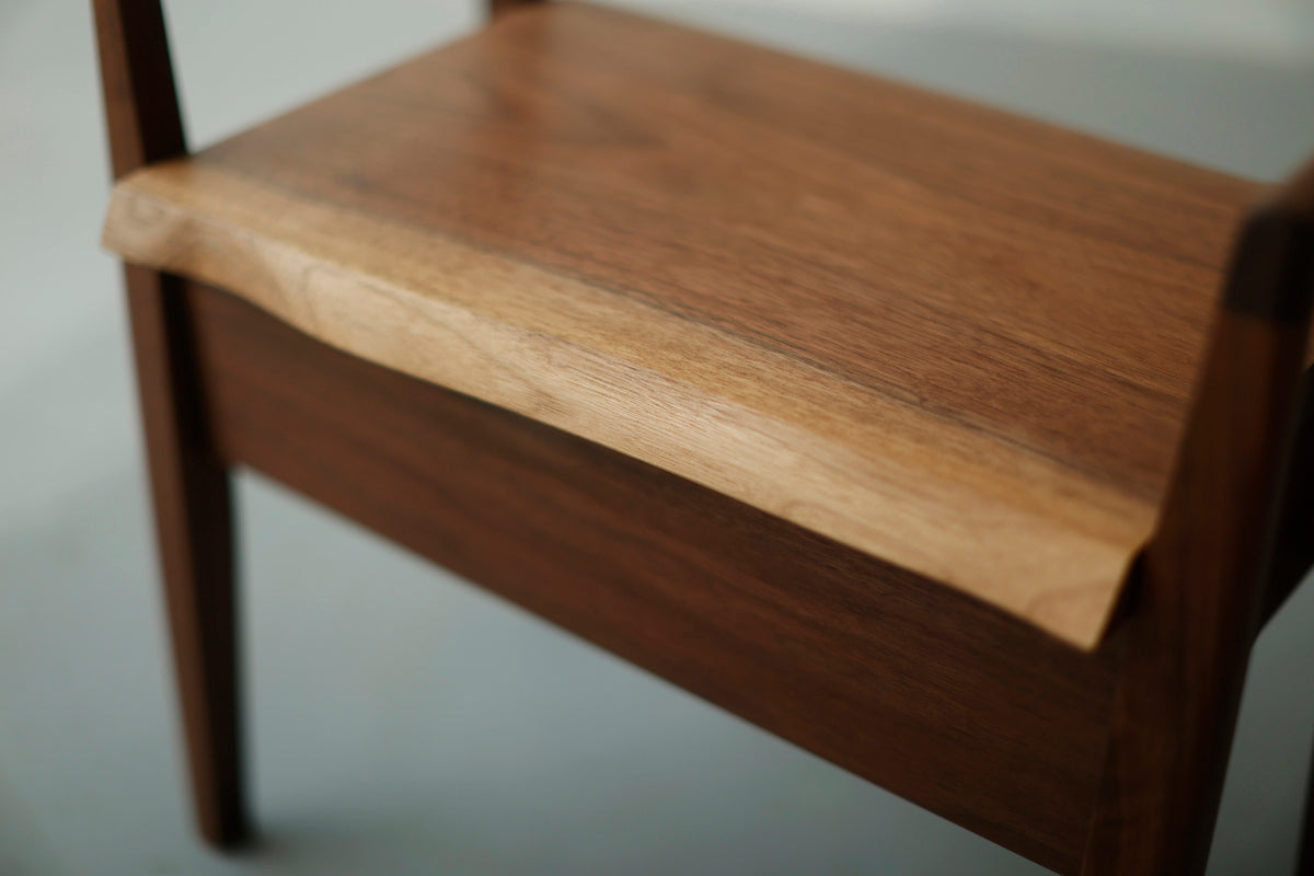 一枚板 genkan stool / walnut / 5144