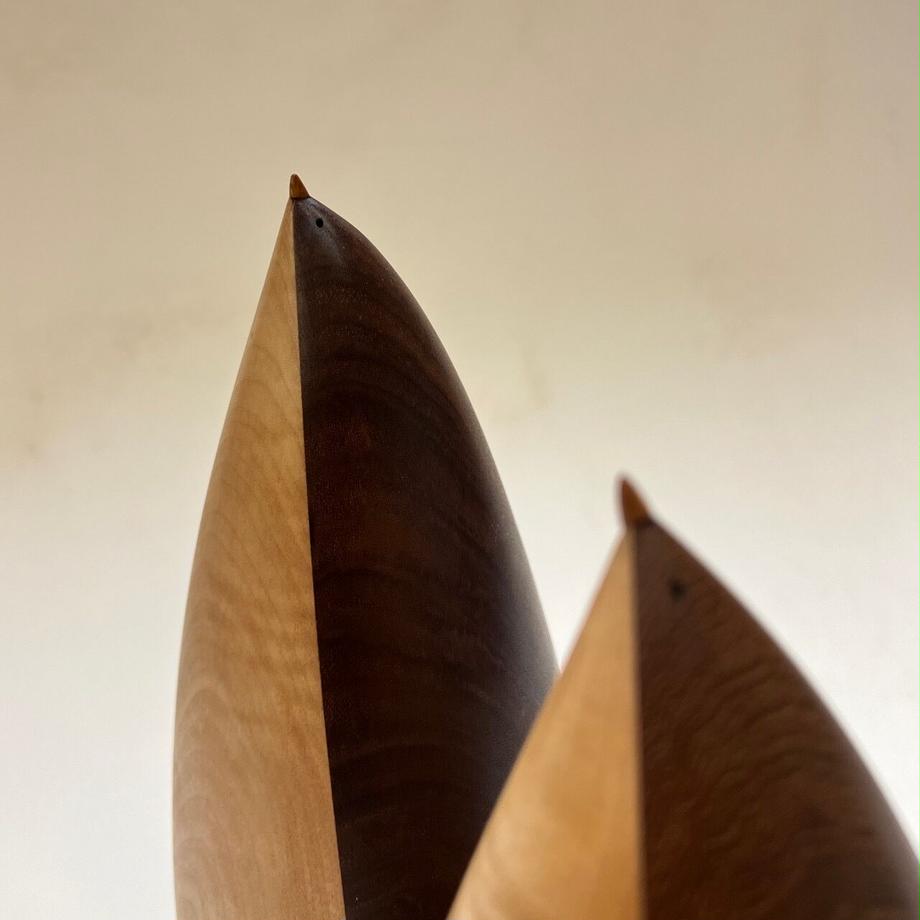 【若い衆作品】Tree penguins no.1 (teak ver.)武内舞子