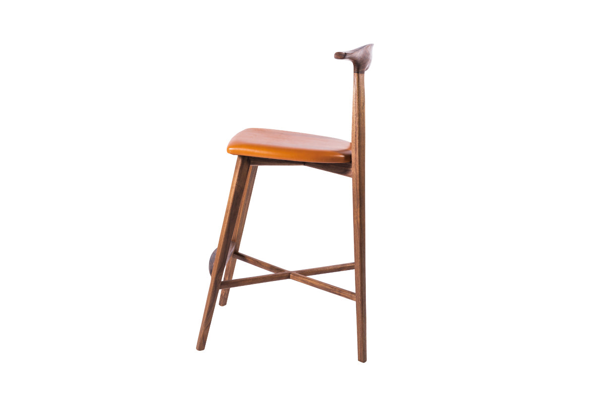 sim arm counter chair
