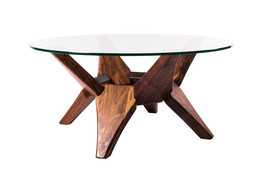 glass low table