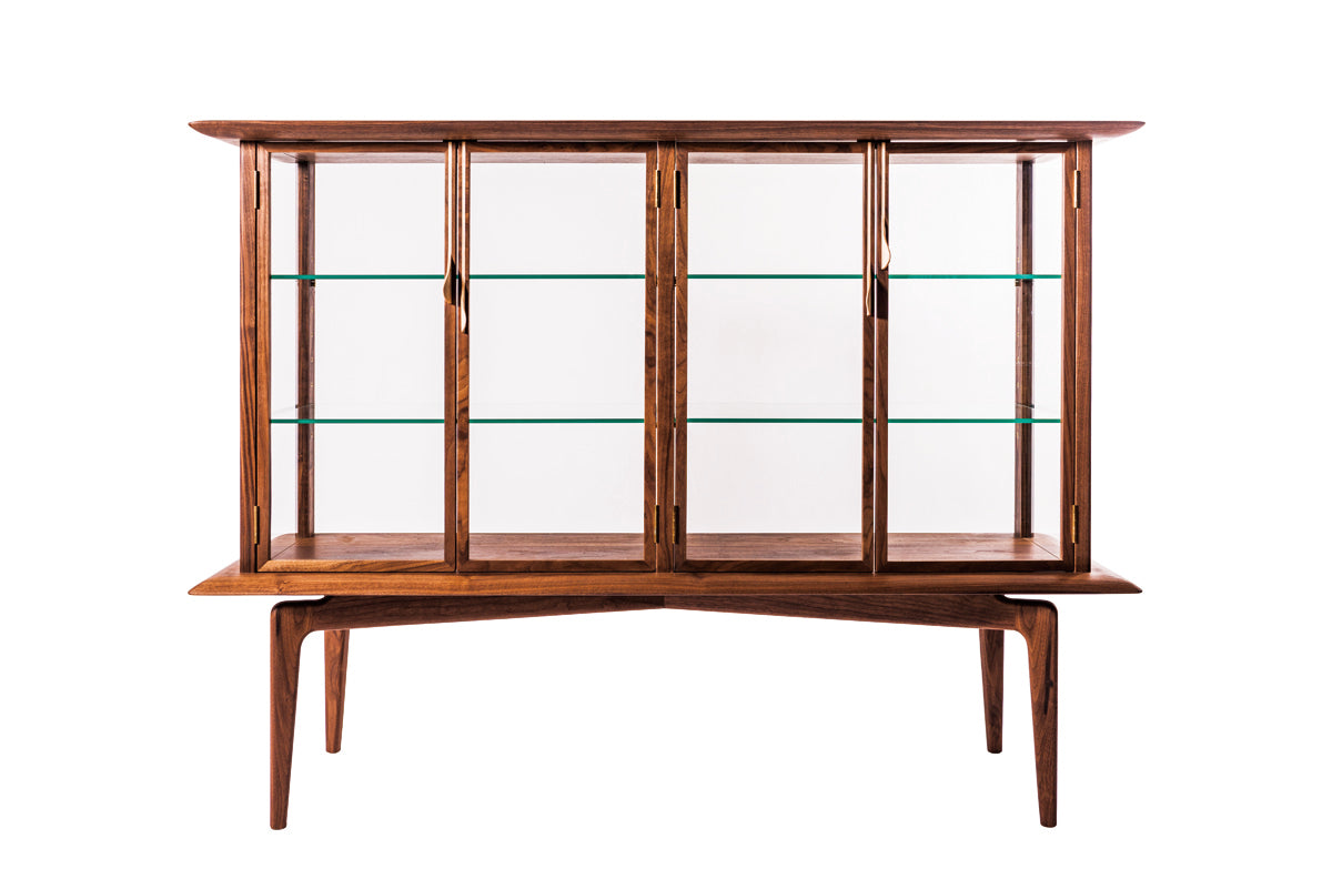 hyuece glass cabinet