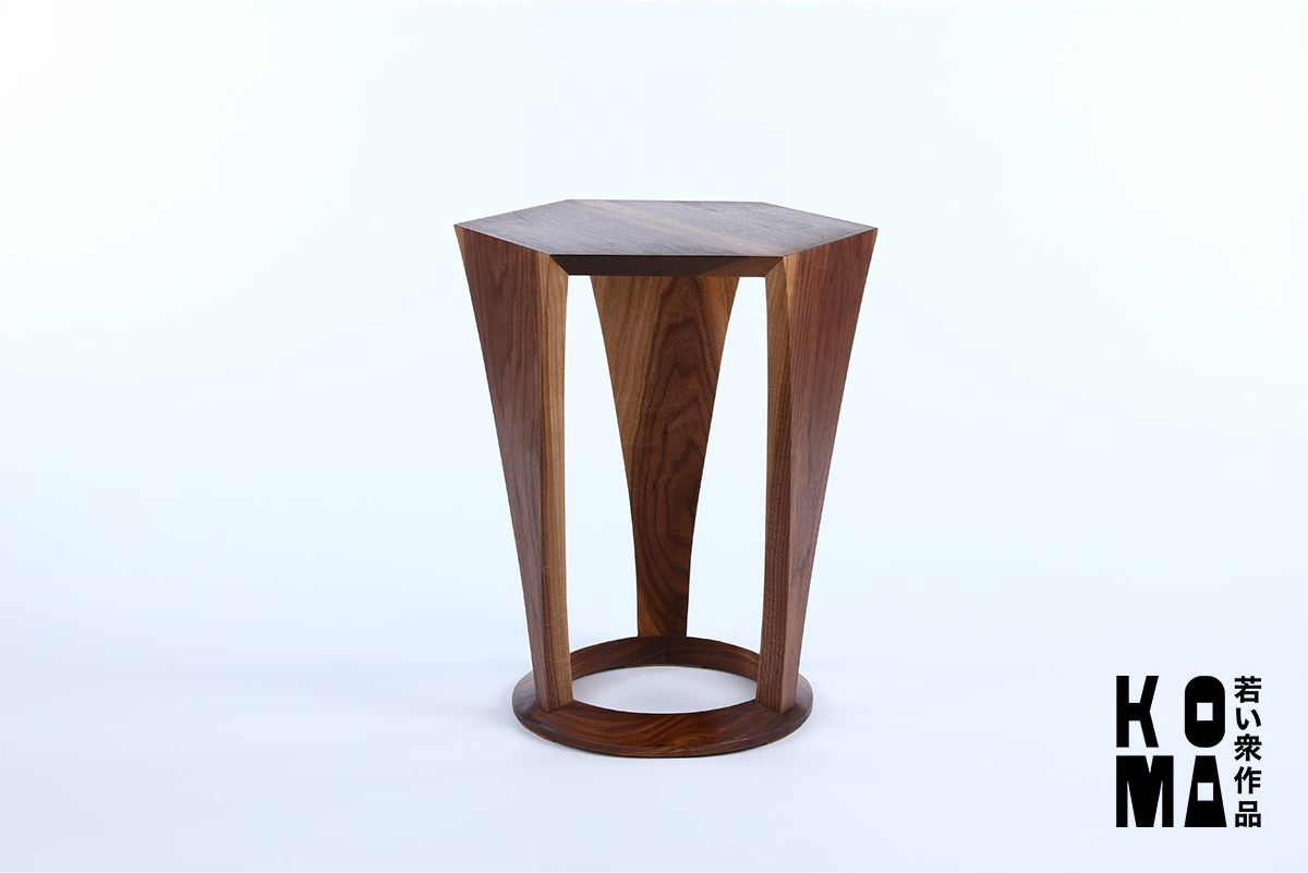 【若い衆作品】drop side table  土田真之