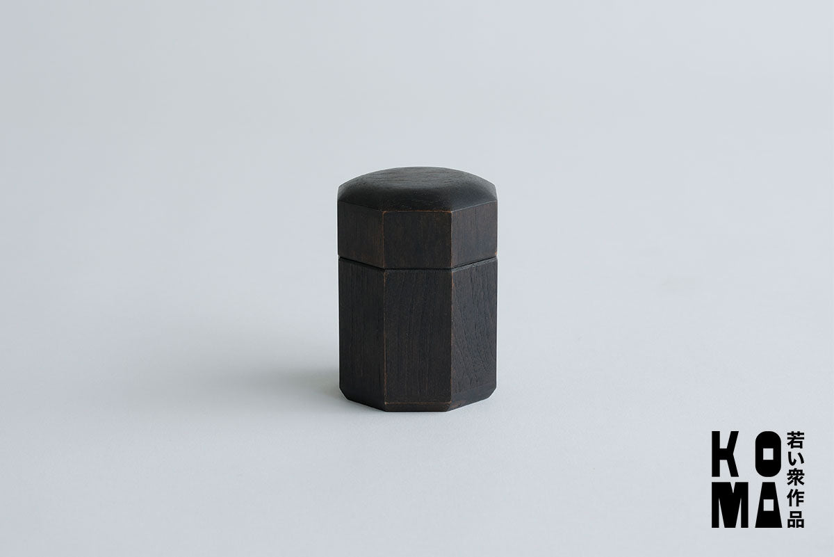 【若い衆作品】 八角漆筒 轟木麻左臣