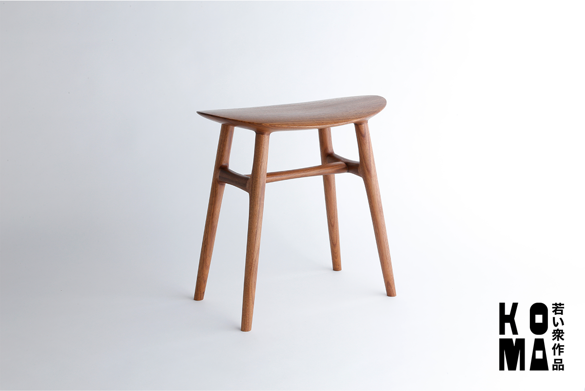 [Young Works] Oval stool by Taku Hisada
