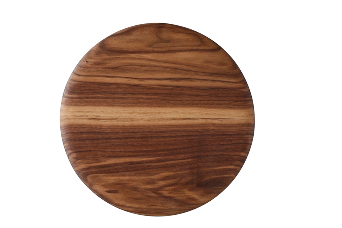 high stool maru / walnut / 5055