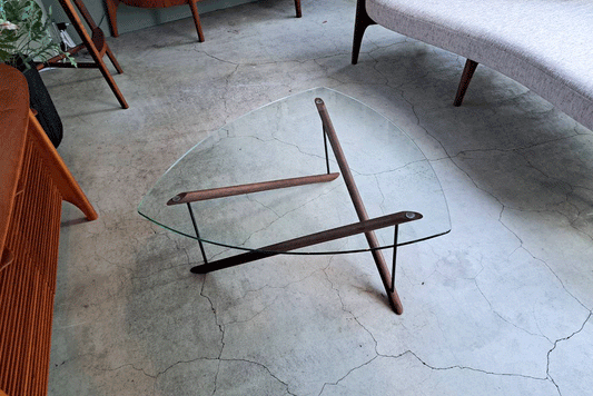 glass low table-02 WN 4119【 展示品 】