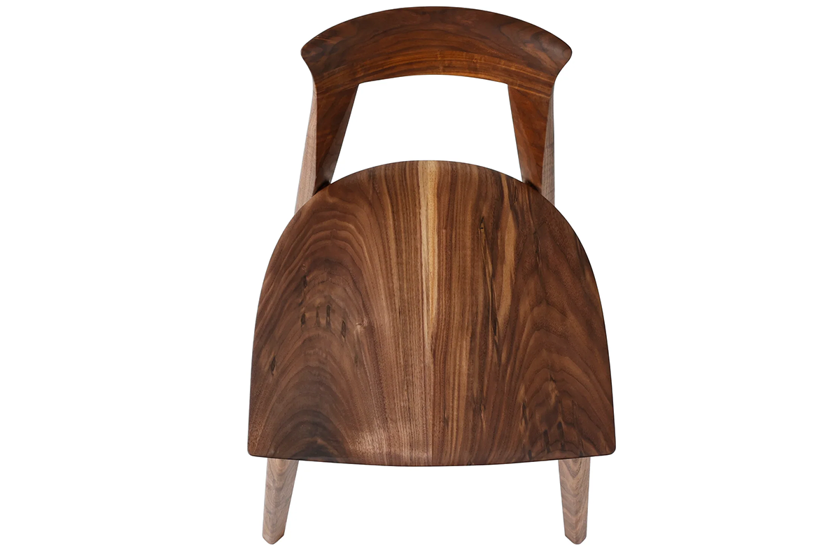 sim chair / walnut / 5052