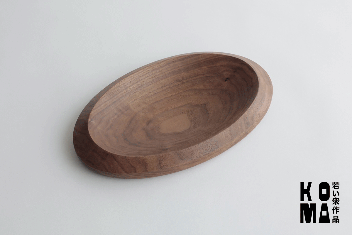 【若い衆作品】OVAL PLATE　吉澤浩司