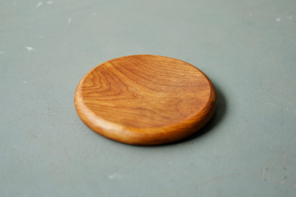 【若い衆作品】circle plate/漆　藤井大暉