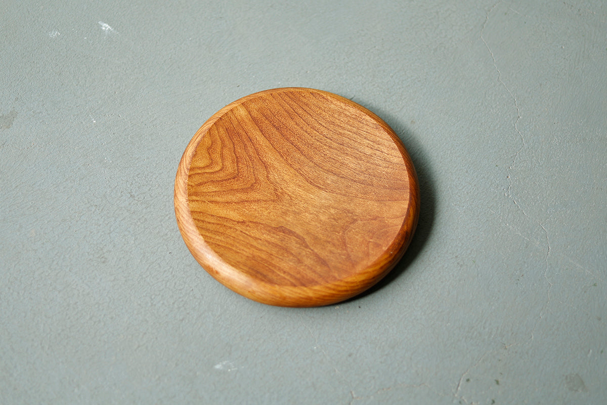 【若い衆作品】circle plate/漆　藤井大暉