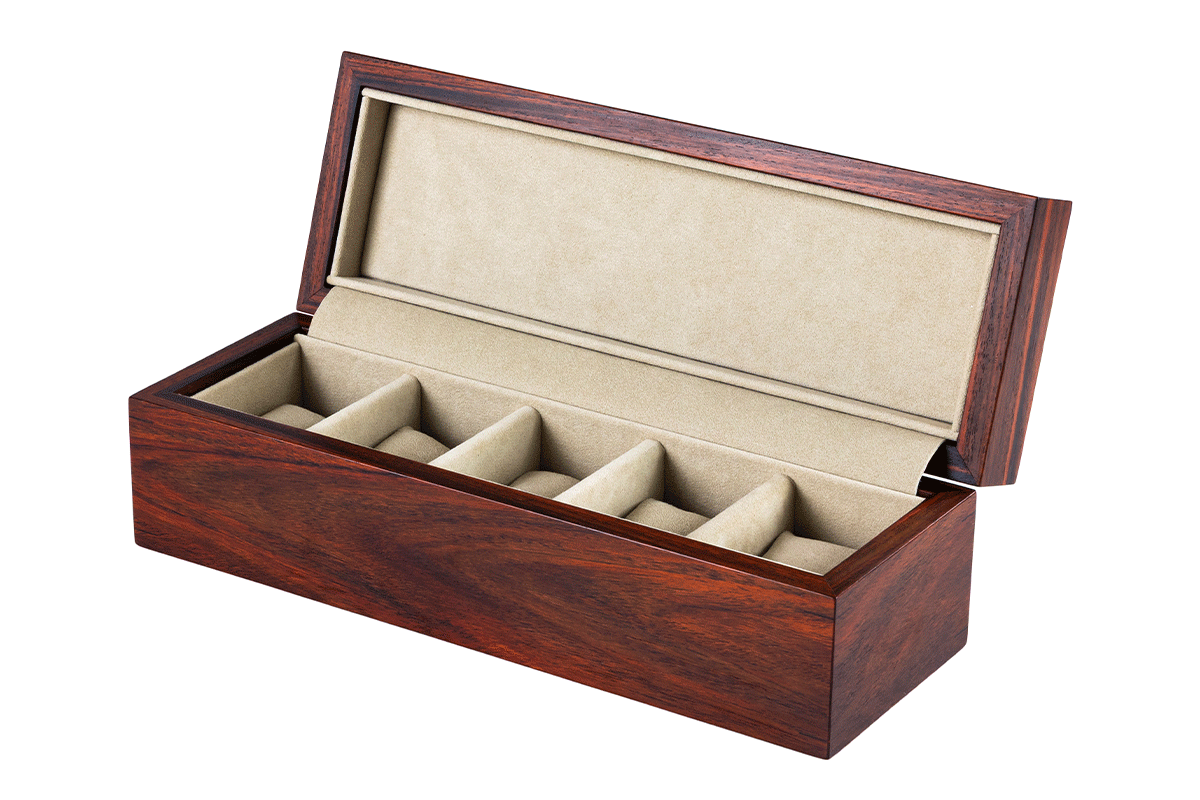 5本用　紫檀 / Rosewood Five watch　si5k-159