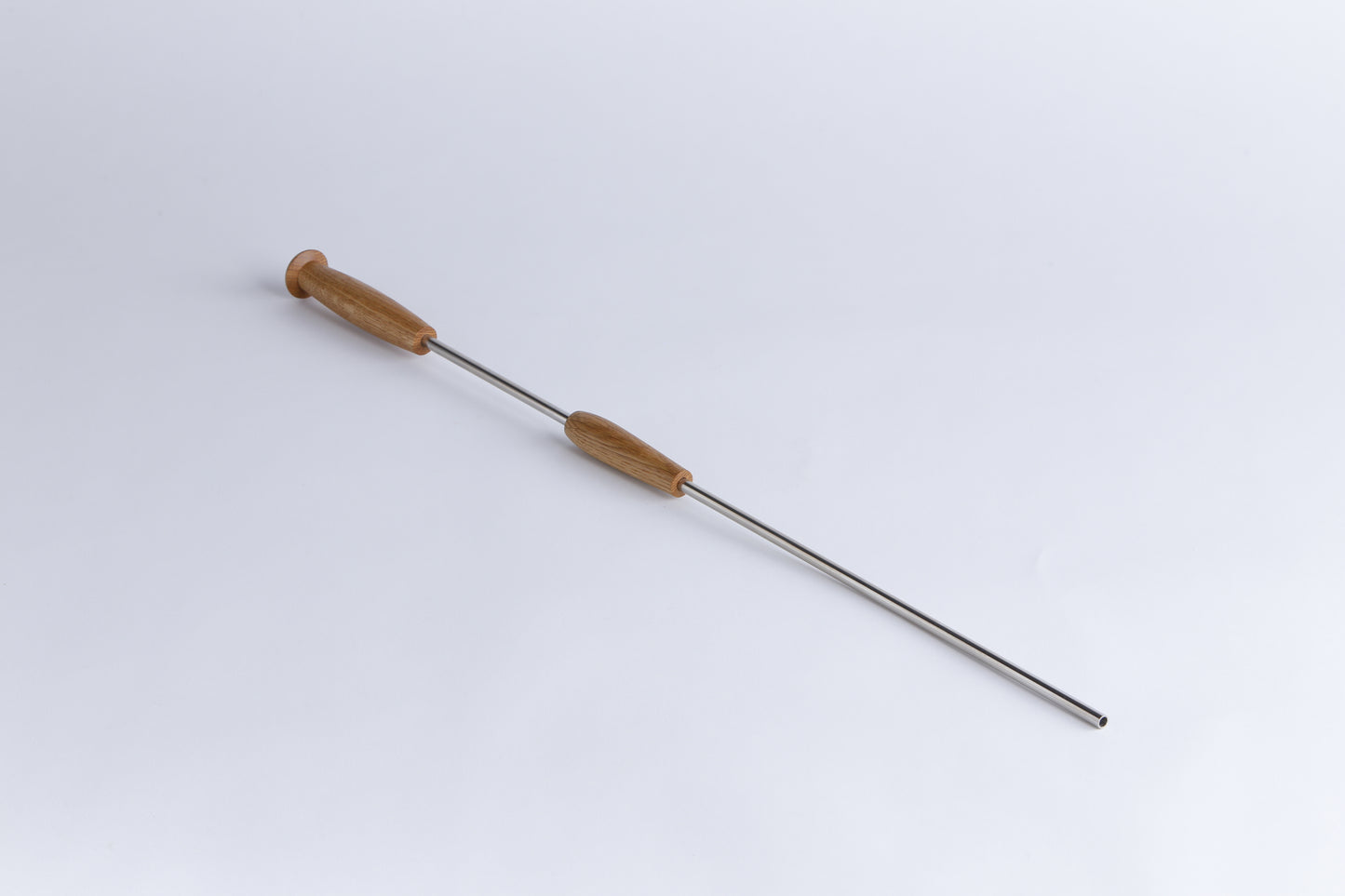 【若い衆作品】火吹き棒-white oak&stainless-　土田真之