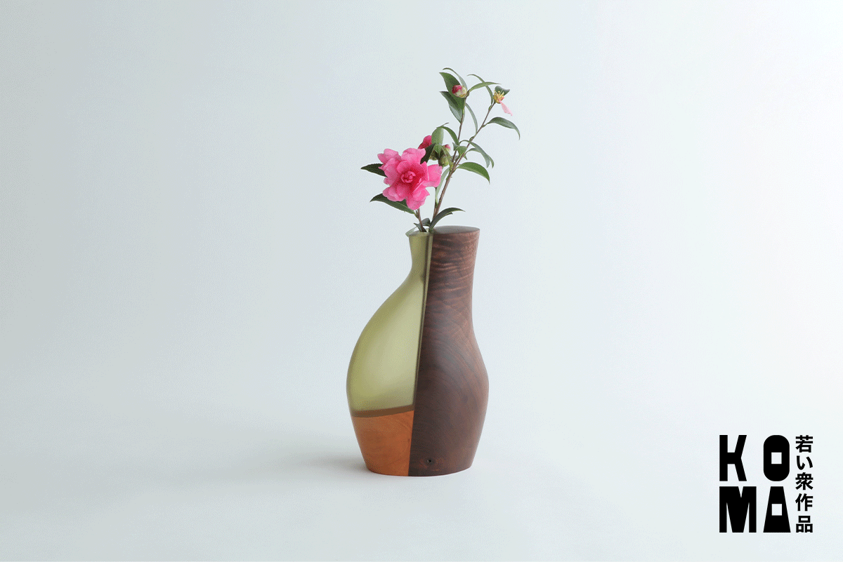 【若い衆作品】 gumi vase No.4　轟木麻左臣