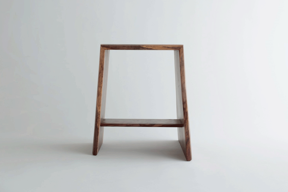 【若い衆作品】 Live edge stool　武内舞子