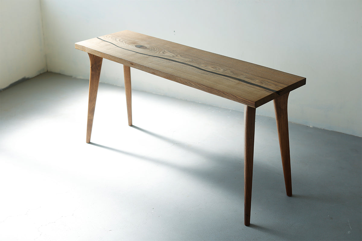 一枚板デスク 神代ニレ 4674