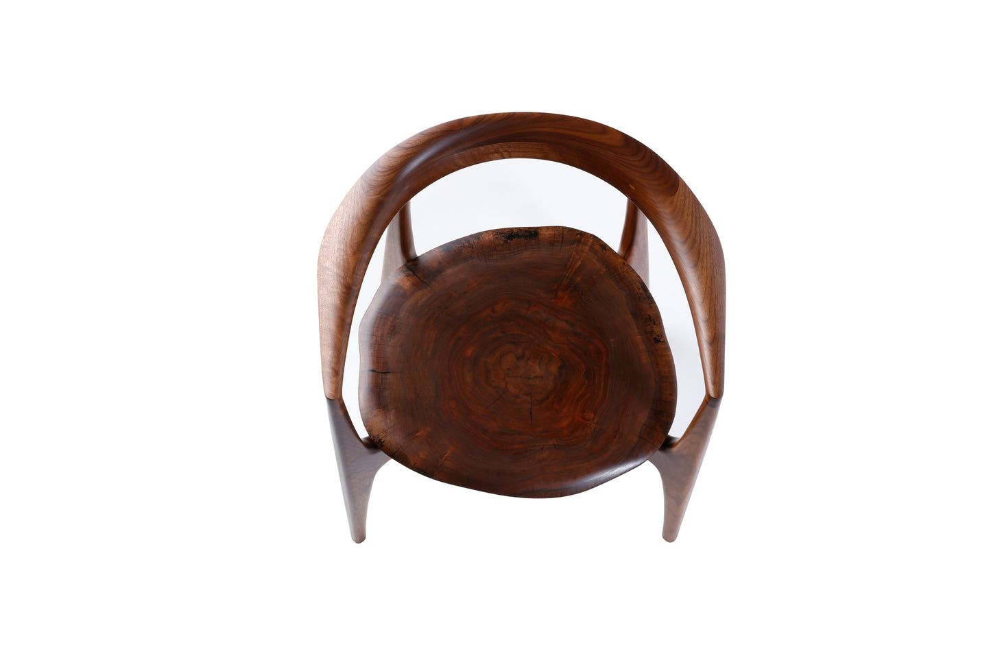 一枚板 stump arm chair クラロウォールナット