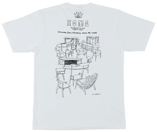 50冠 Tシャツ　White
