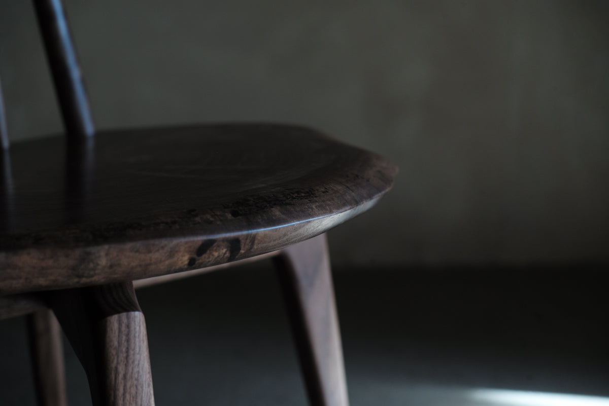 一枚板　クラロウォールナットのstump chair