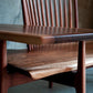 Solid European walnut bench