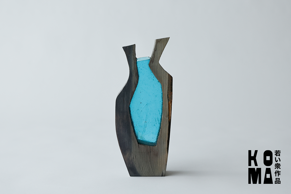 【若い衆作品】 dry Flower vase　轟木麻左臣