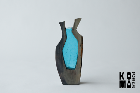 【若い衆作品】 dry Flower vase　轟木麻左臣