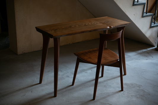 一枚板デスク 神代ニレ 4673