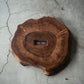 【Scapes × KOMA】一枚板 盆栽飾り台(stump) クラロウォールナット　※画像の盆栽はセットではございません。