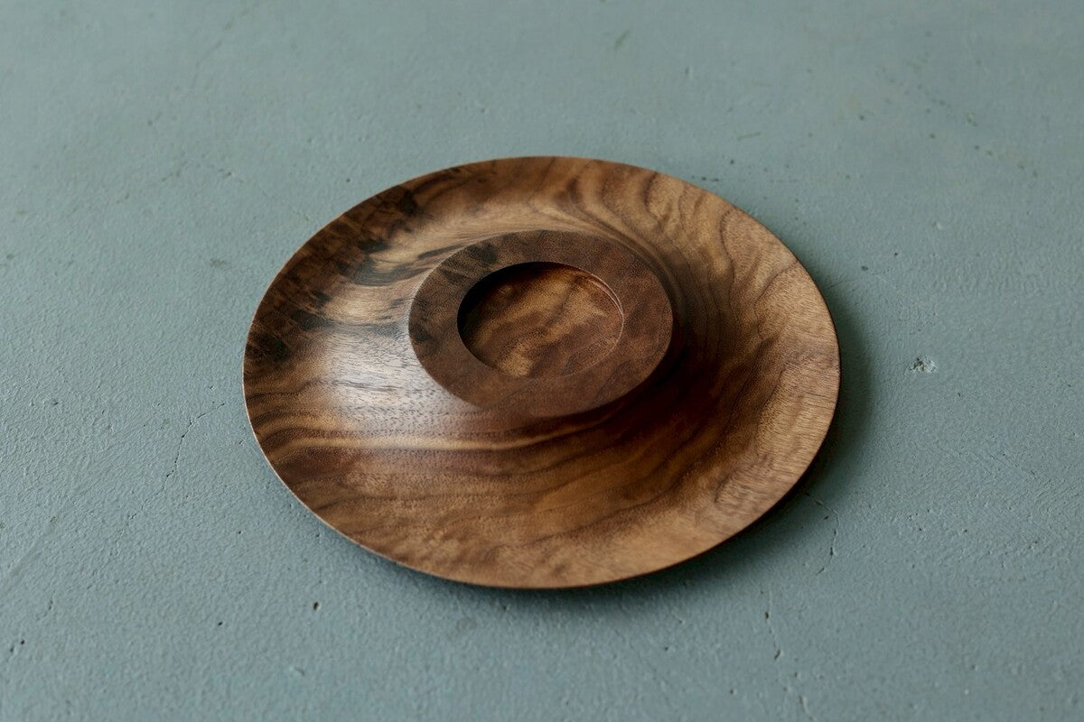 【若い衆作品】 Rounded tray　吉澤浩司