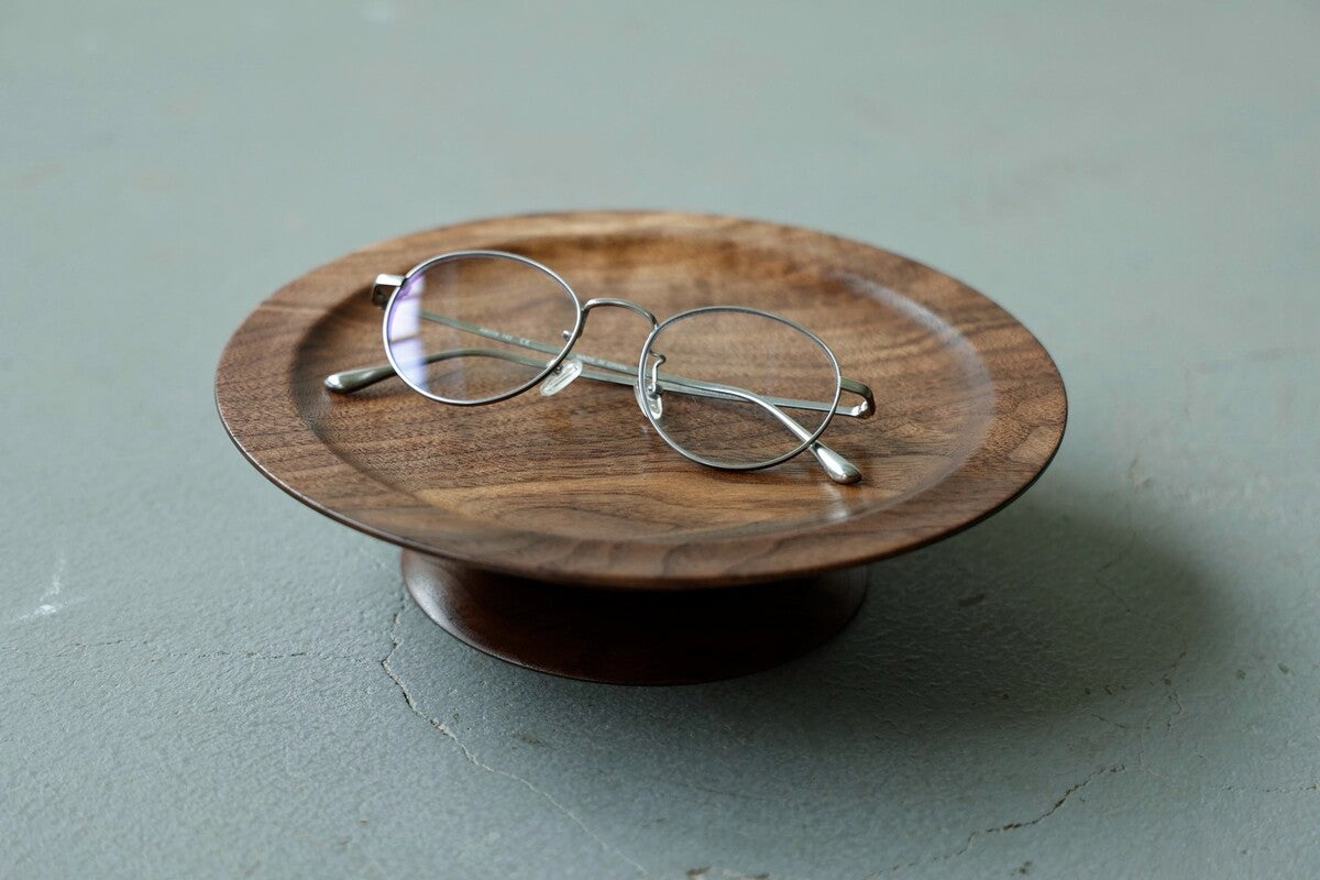 【若い衆作品】高杯　NO.2/ walnut　髙橋こころ