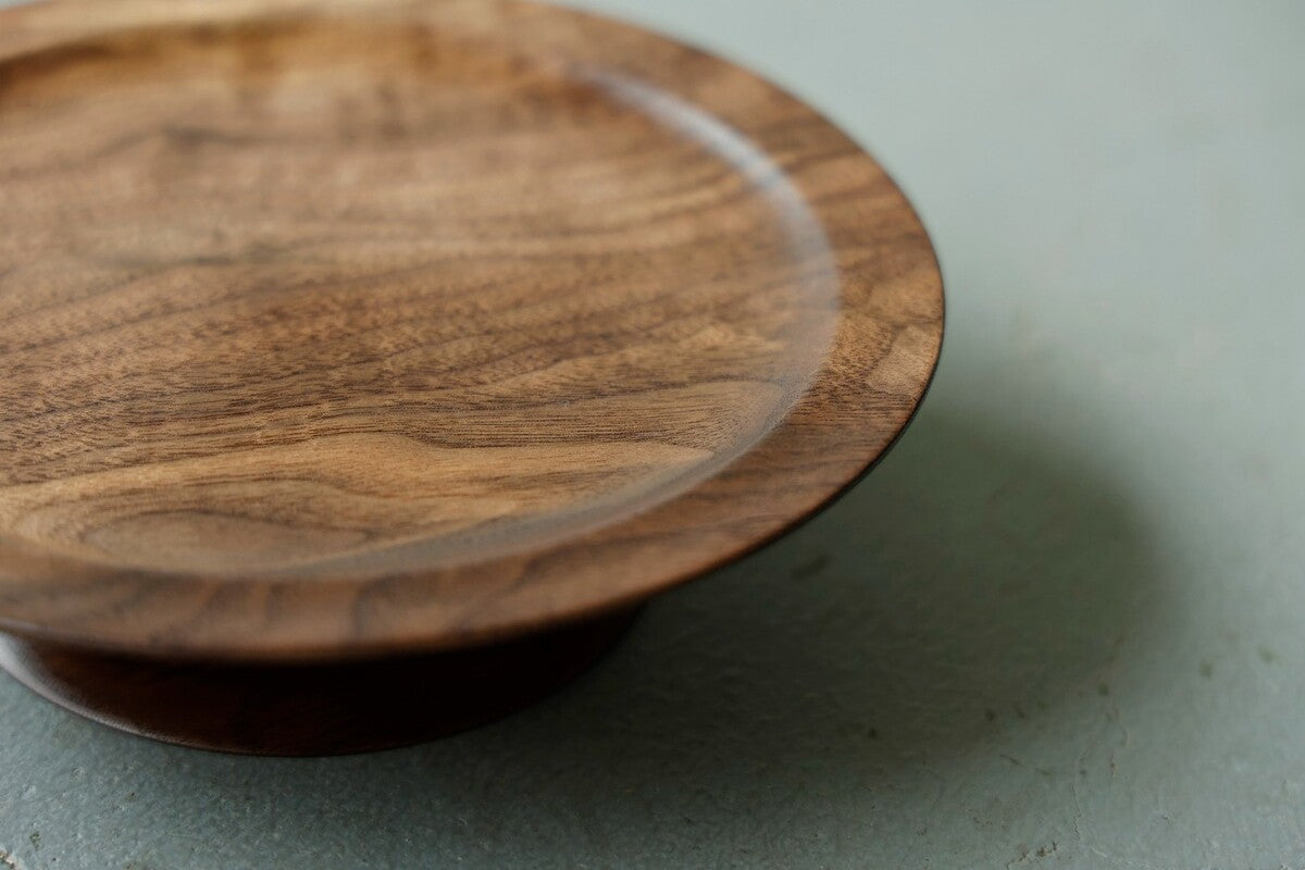 【若い衆作品】高杯　NO.2/ walnut　髙橋こころ