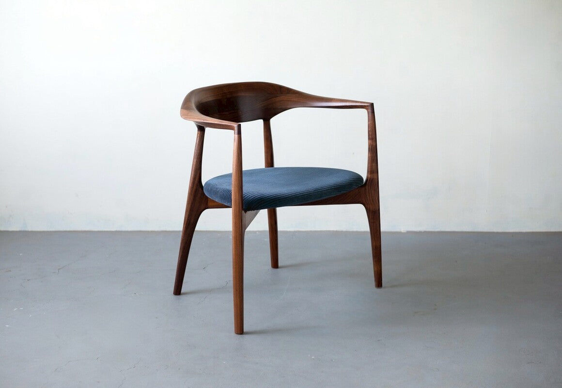 旧cocoda chair / WN / fabric seat (紺) 5234