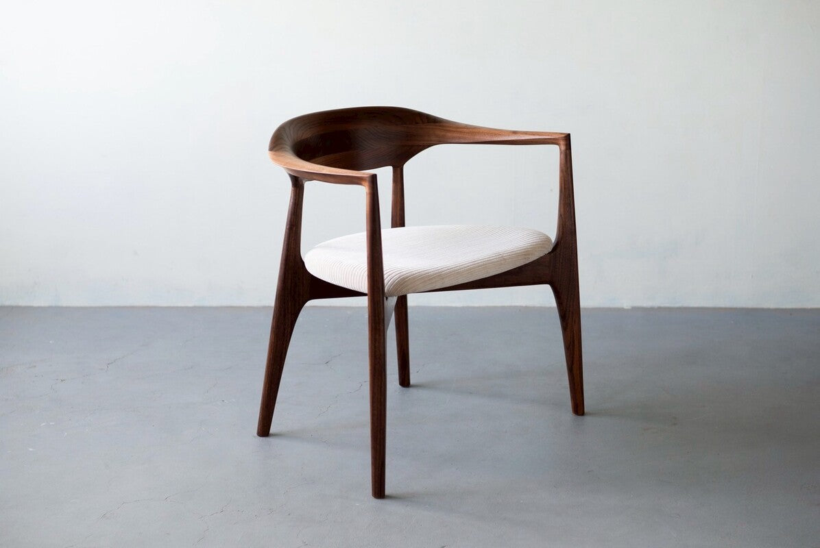旧cocoda chair / WN / fabric seat (白)