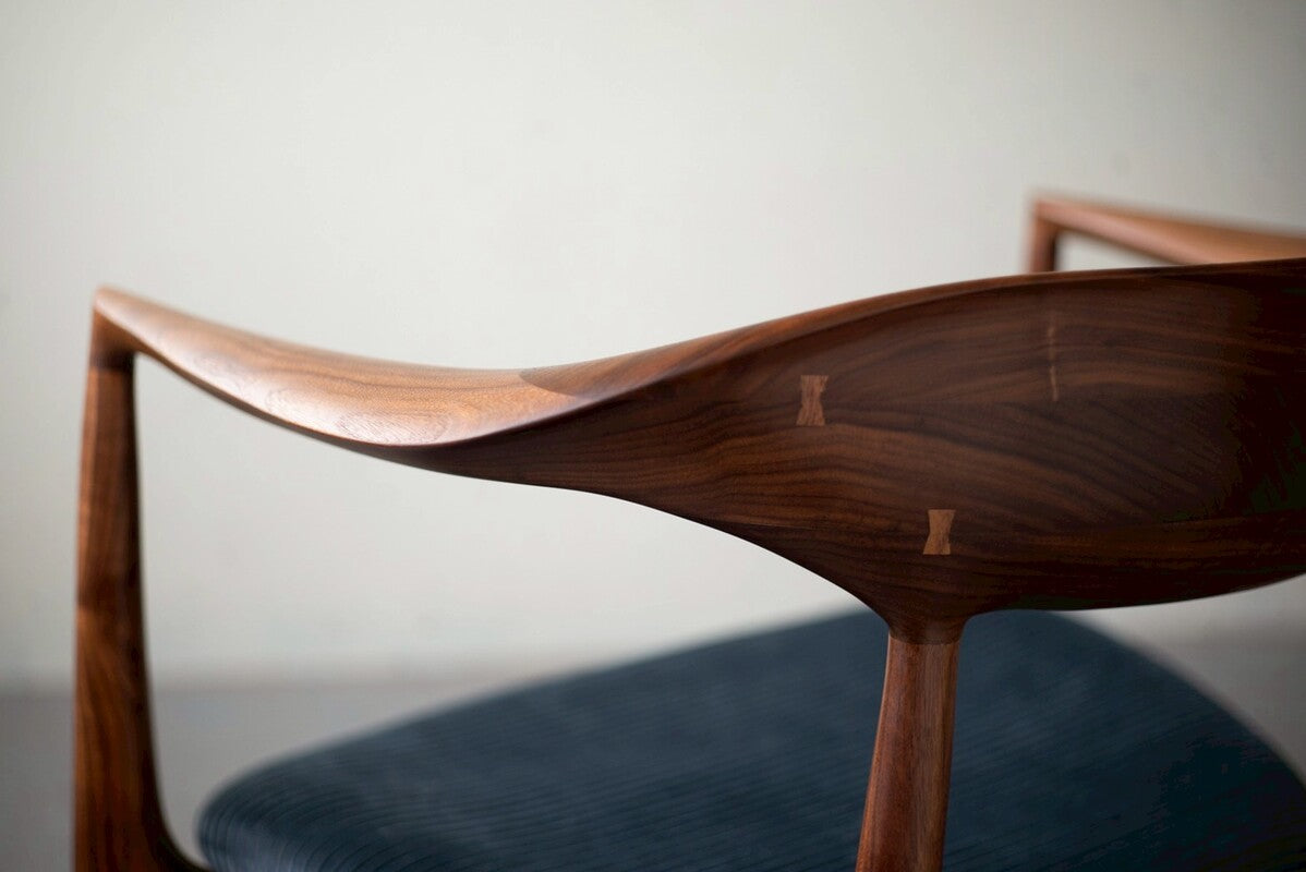 旧cocoda chair / WN / fabric seat (紺) 5234