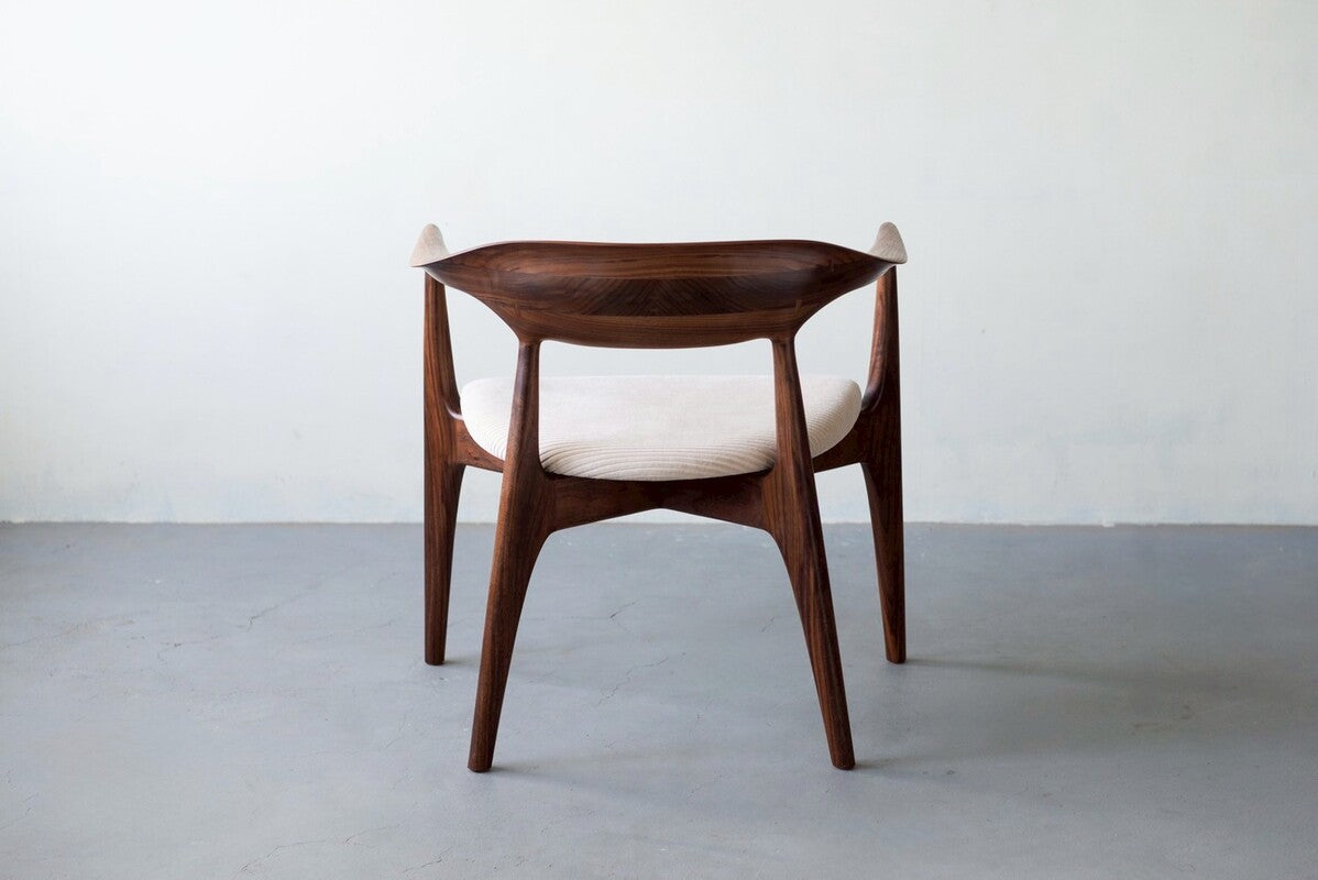 旧cocoda chair / WN / fabric seat (白)