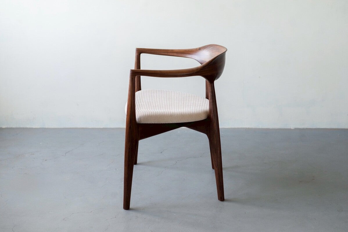 旧cocoda chair / WN / fabric seat (白)