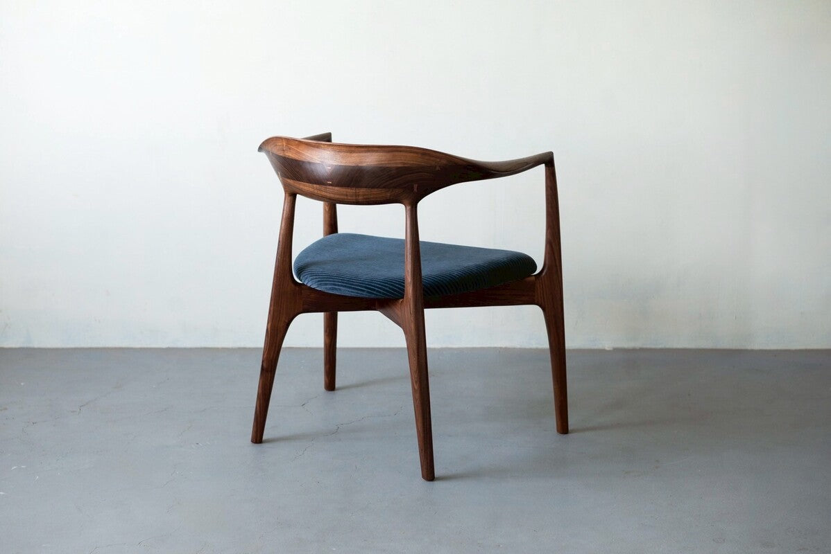 旧cocoda chair / WN / fabric seat (紺) 5234