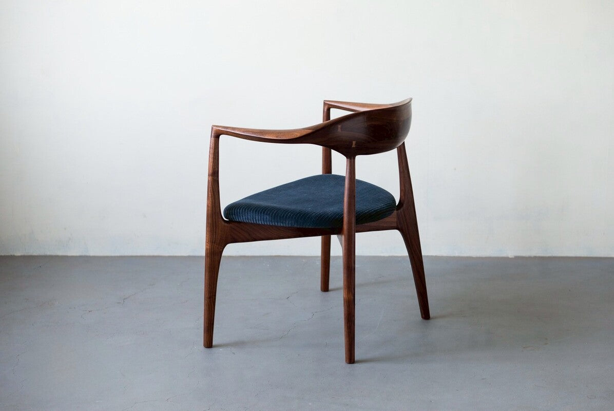 旧cocoda chair / WN / fabric seat (紺) 5234