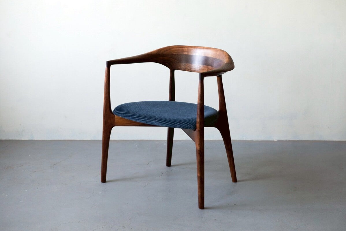 旧cocoda chair / WN / fabric seat (紺) 5234