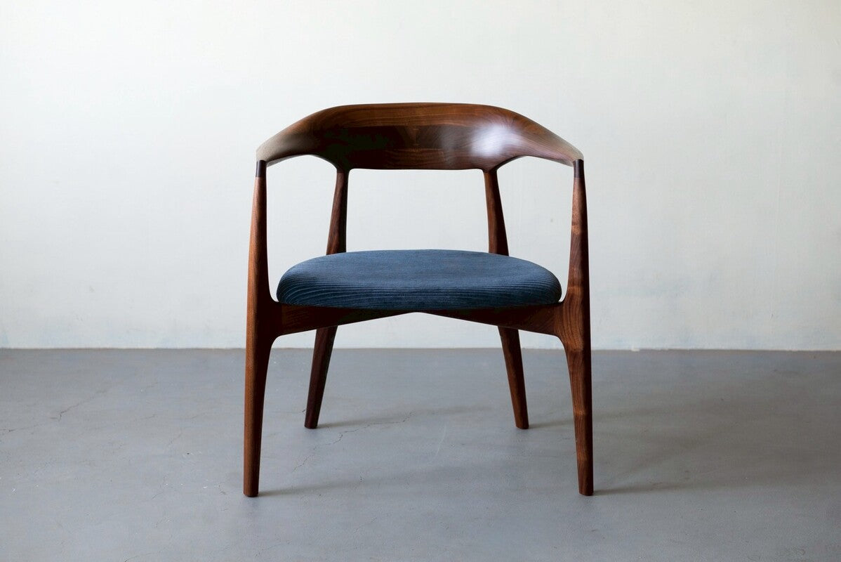 旧cocoda chair / WN / fabric seat (紺) 5234